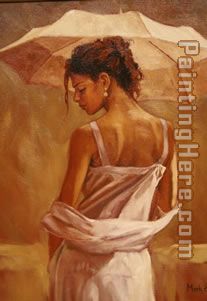 The Pink Dress painting - Mark Spain The Pink Dress art painting